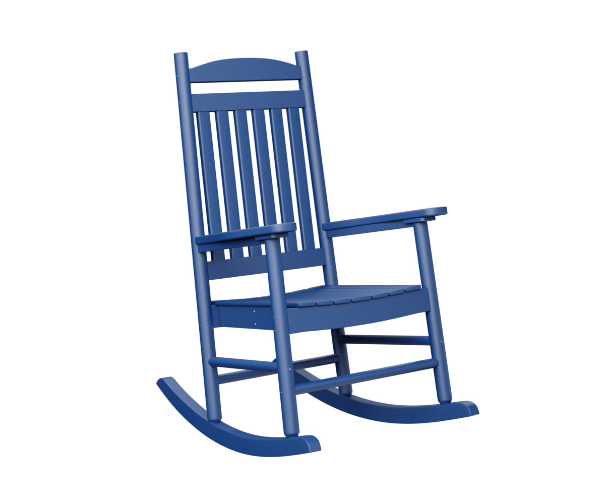 Berlin Gardens Porch Rocker - Classic Wooden Rocking Chair for Outdoor Patio, Garden & Front Porch - Perfect for Relaxing, Reading & Enjoying Nature