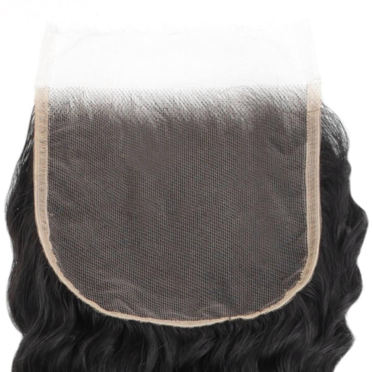 5x5 Deep Wave HD Lace Human Hair Closure - Natural Black Brazilian Virgin Hair for Sew-In Weave & Protective Styles | Perfect for Daily Wear, Parties & Special Occasions