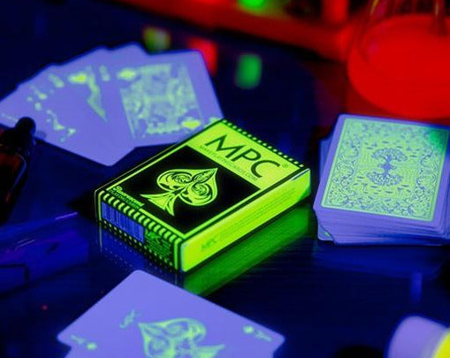 Glow in The Dark Playing Cards - Neon Edition for Poker, Magic Tricks & Nighttime Games | High-Visibility Deck for Ultimate Fun