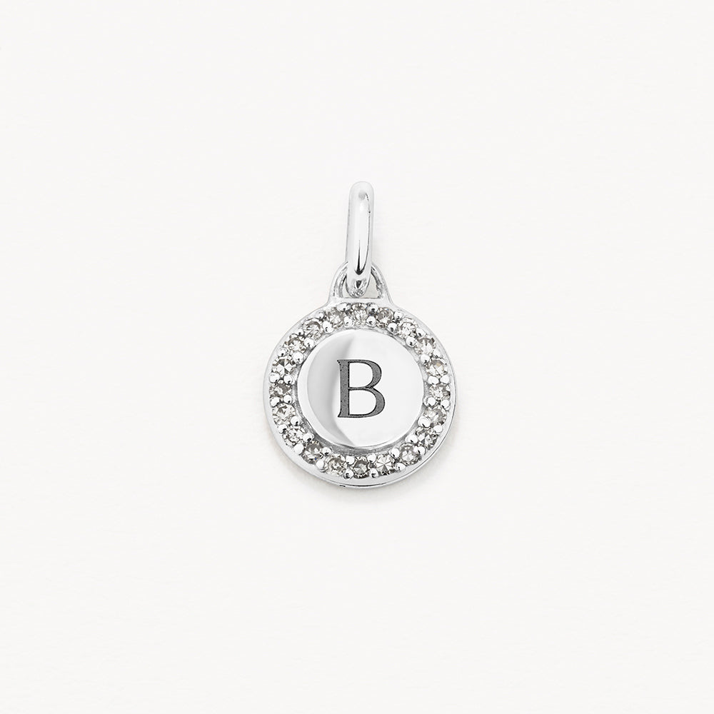 Elegant Silver Diamond Mini Disc Necklace for Women - Perfect for Everyday Wear, Date Nights & Special Occasions