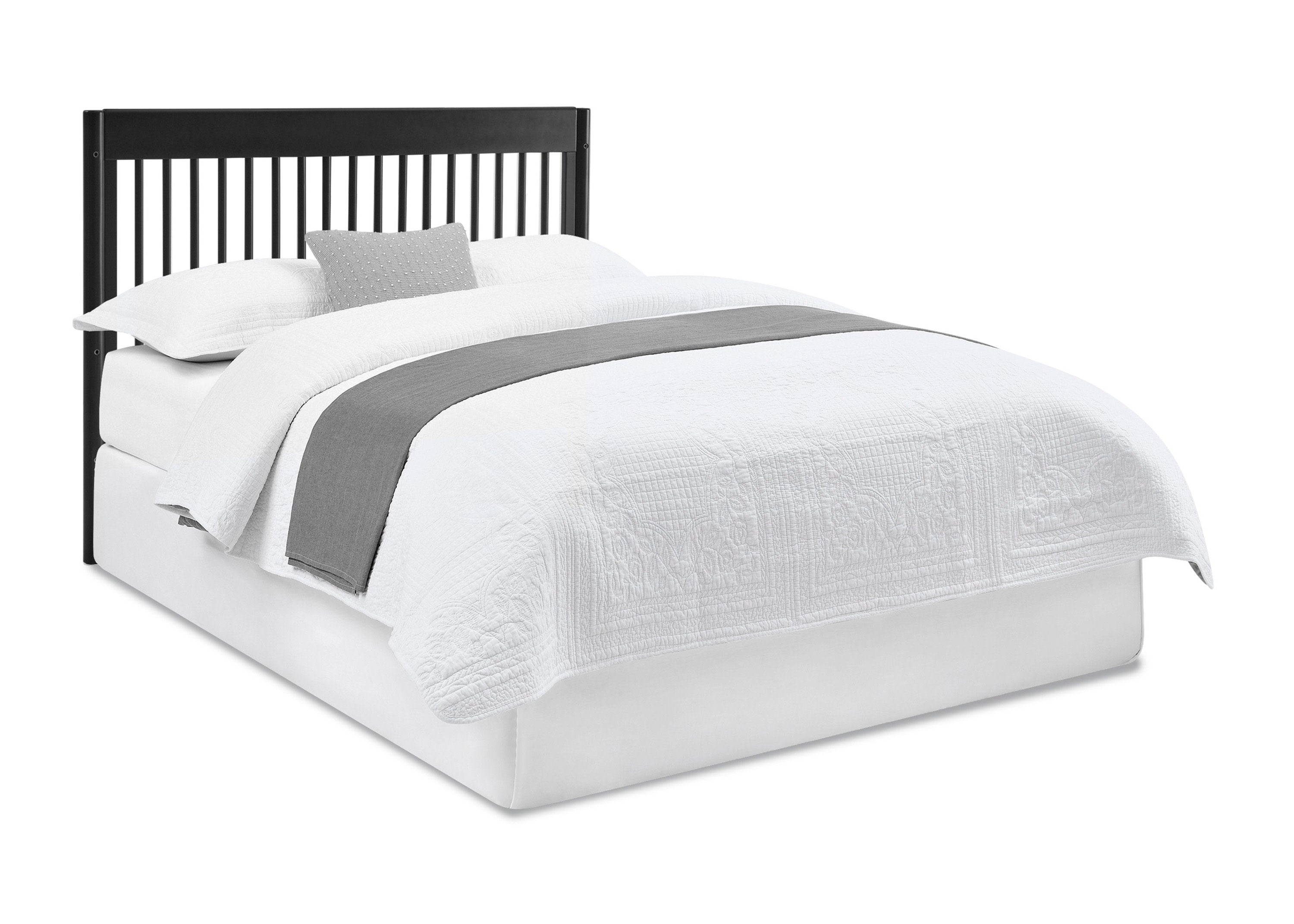 Brooks 6-in-1 Convertible Baby Crib - White Nursery Furniture for Newborn to Toddler Bed - Perfect for Nursery, Bedroom & Daycare Use