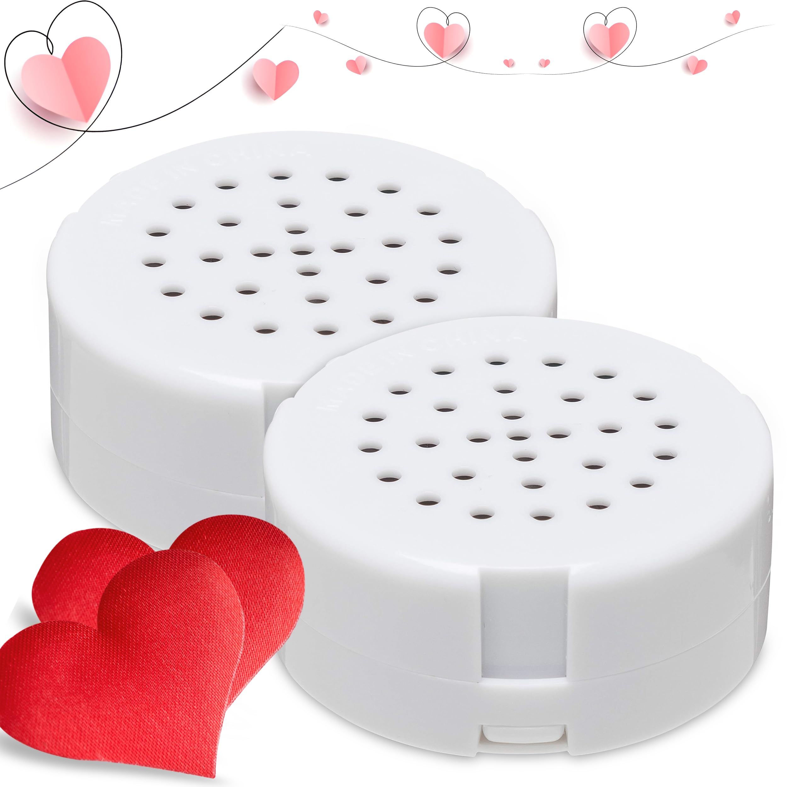 60 Second Multi-Message Voice Recorder for Plush Toys - Custom Sound Module for Stuffed Animals, Baby Dolls & Pillows (2 Pack) - Perfect for Personalized Gifts, Surprise Messages & Interactive Play