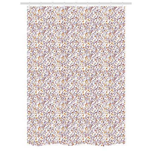 Orange Plum and White