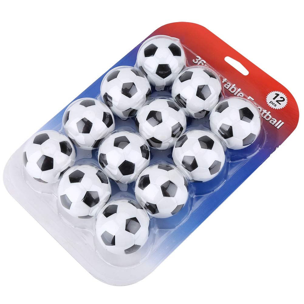 Premium 12-Piece Durable Table Soccer Balls Set - Professional Foosball Balls Kit for Table Soccer Enthusiasts - Perfect for Home Game Rooms, Bars, and Competitive Tournaments