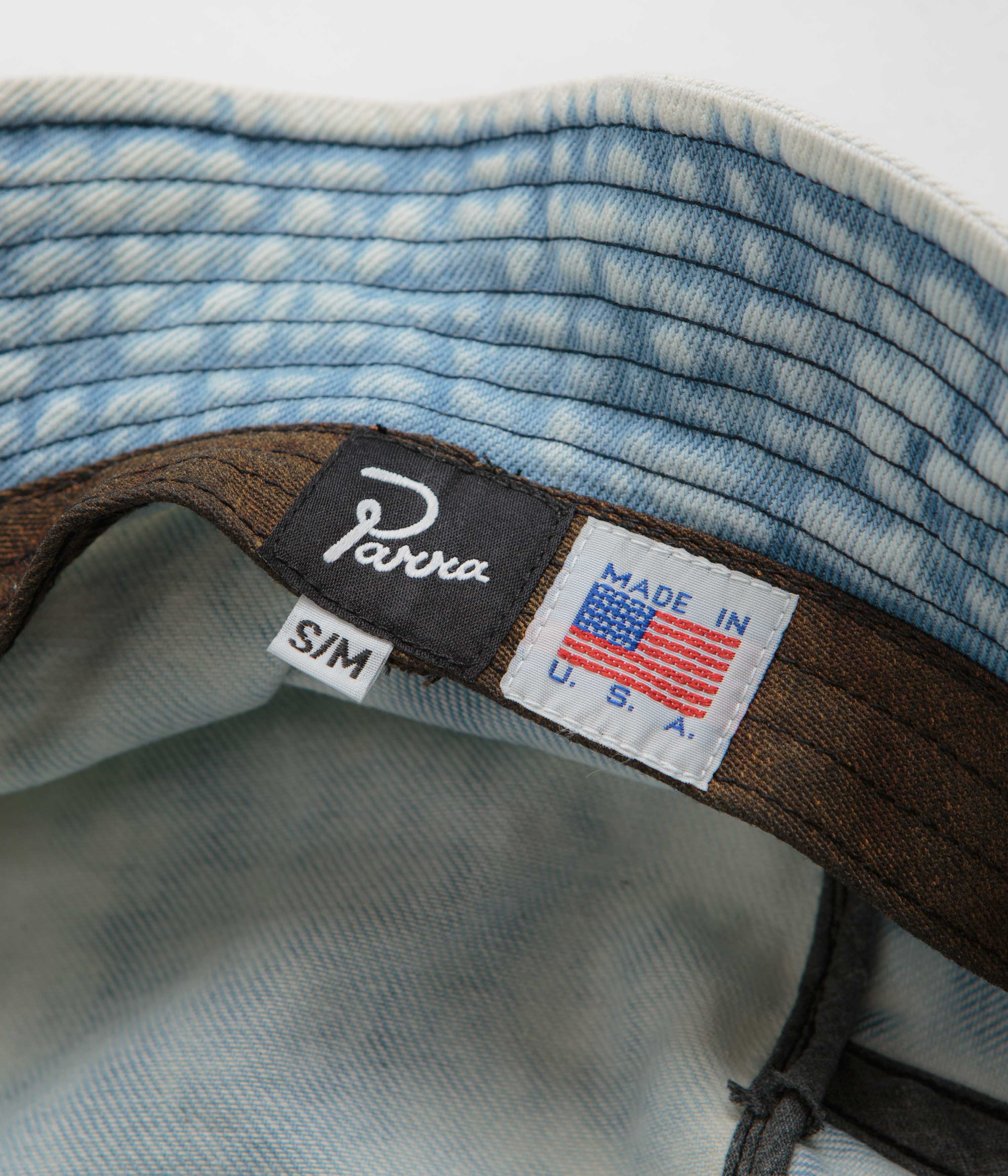 Parra The Great Goose Bucket Hat - Washed Light Blue Sun Hat for Men & Women - Perfect for Beach, Fishing, and Outdoor Activities
