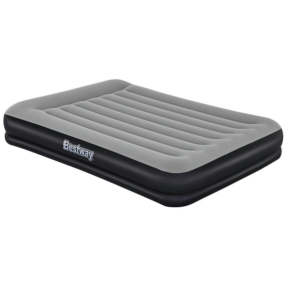 Bestway Premium Inflatable Air Mattress with Built-in Pump - Queen Size for Camping, Guest Bed & Home Comfort