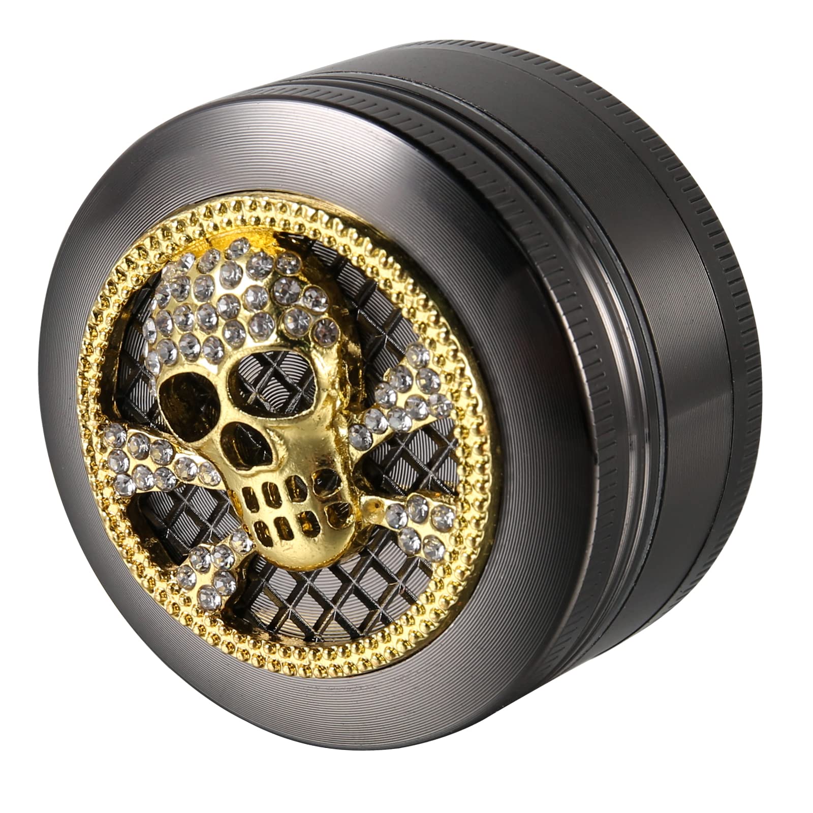 Premium Golden Spice Grinder - Electric Herb Grinder for Fresh Spices, Coffee & Seasonings - Perfect for Cooking, Baking & Coffee Brewing at Home
