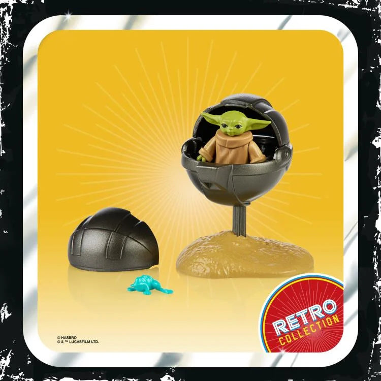 Star Wars Retro Collection The Child (Baby Yoda) Action Figure - Vintage Style Collectible Toy for Fans & Gift Idea - Perfect for Display, Play, and Star Wars Merchandise Collection