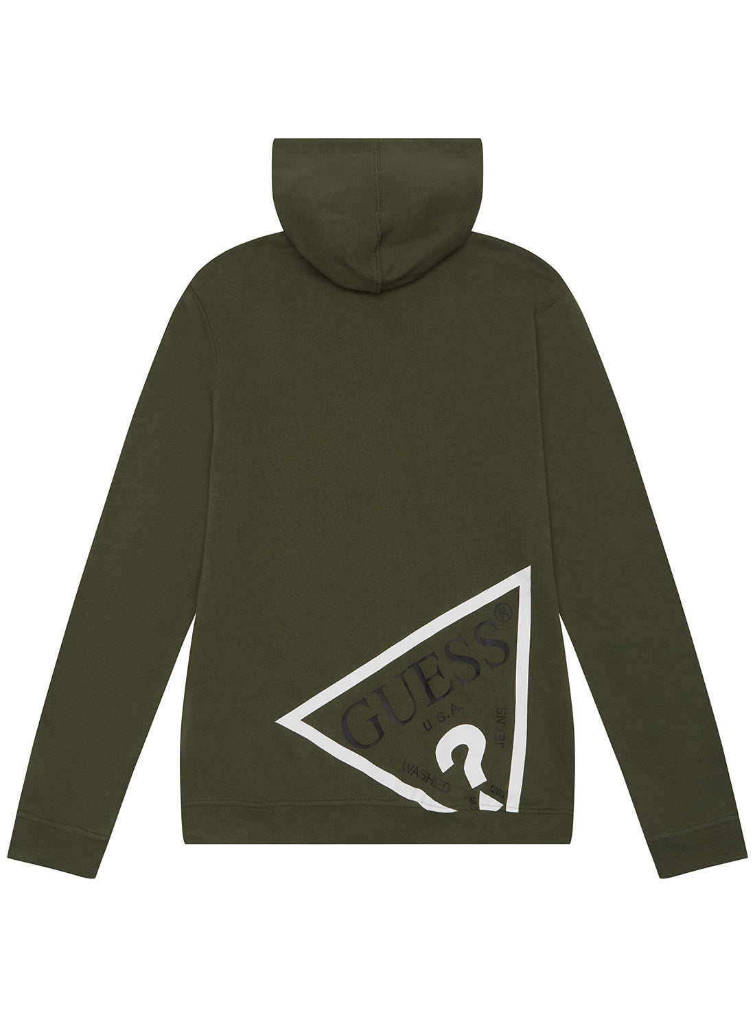 Green Hooded Jacket for Men & Women - Sizes 7 to 16 - Lightweight Waterproof Outdoor Windbreaker for Hiking, Camping & Casual Wear
