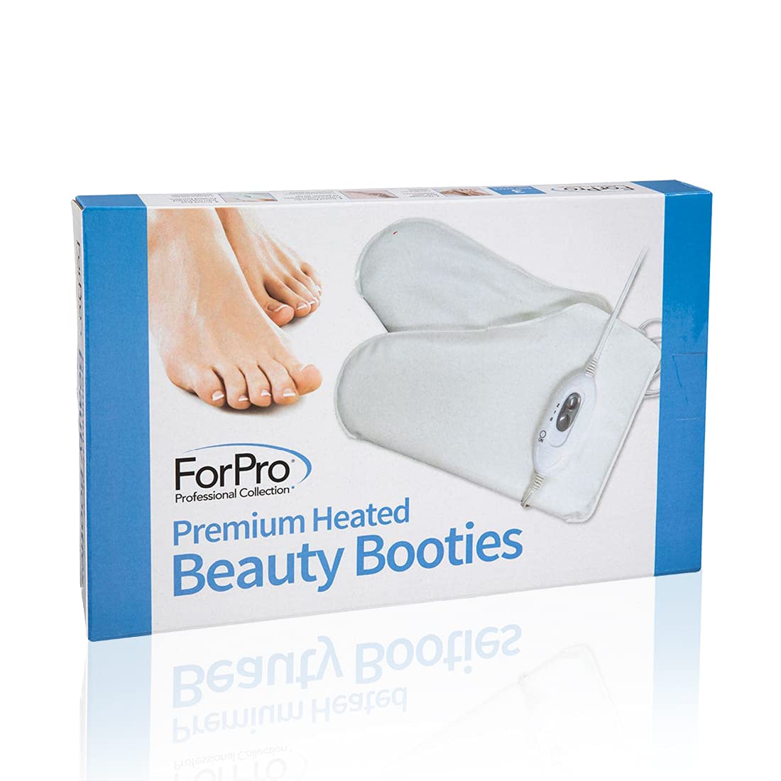 ForPro Professional Heated Booties - Electric Foot Warmers with Dual Temperature Settings for Spa & Home Use - Moisturizing Thermal Therapy for Relaxation & Pain Relief - Perfect for Winter & Cold Weather Comfort