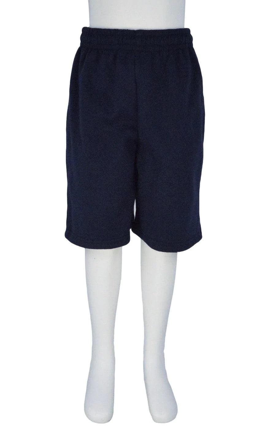 Johnson's Creation Fleece Shorts for Men & Women - Soft & Comfortable Navy Blue Shorts - Made in Canada - Perfect for Lounge, Gym & Outdoor Activities