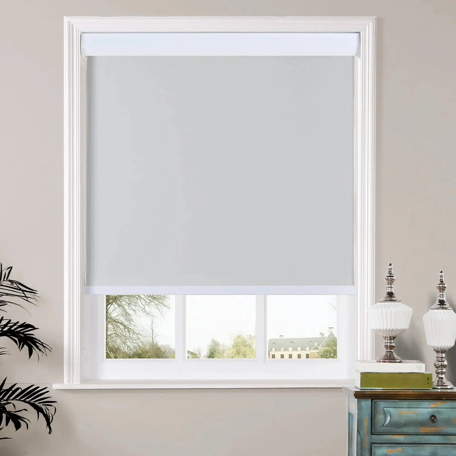 Blackout Roller Blinds with Cassette Header - Light Blocking Window Shades for Privacy & Sleep - Perfect for Bedrooms, Nurseries & Home Theaters