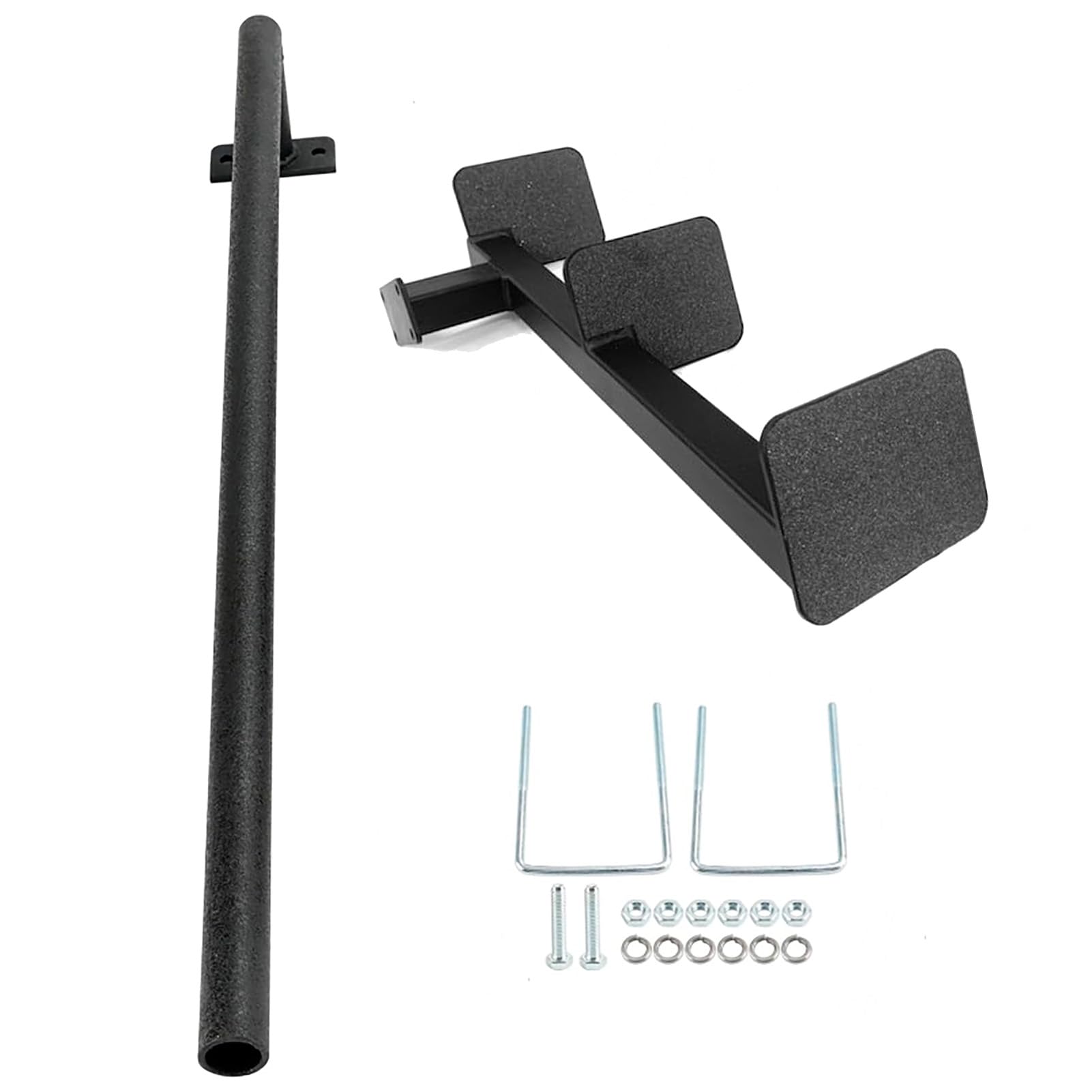 Stainless Steel Boat Trailer Tongue Steps - 3-Step Non-Slip Ladder for Easy Boarding | Durable Powder Coated Design for Marine Use | Perfect for Loading/Unloading Boats, Fishing Gear & Water Sports Equipment