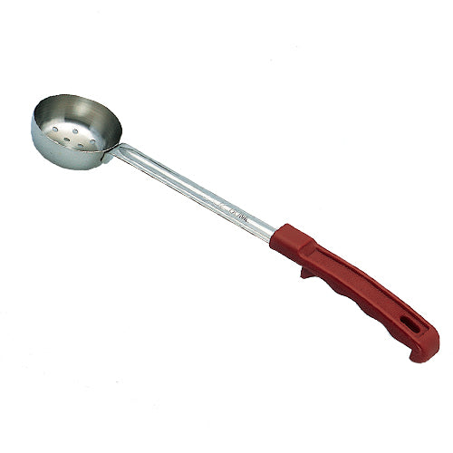 Perforated Food Portion Server - 2 oz Red Scoop for Precise Serving | Ideal for Ice Cream, Cookie Dough & Pet Food Portion Control | Culinary Essentials 859174