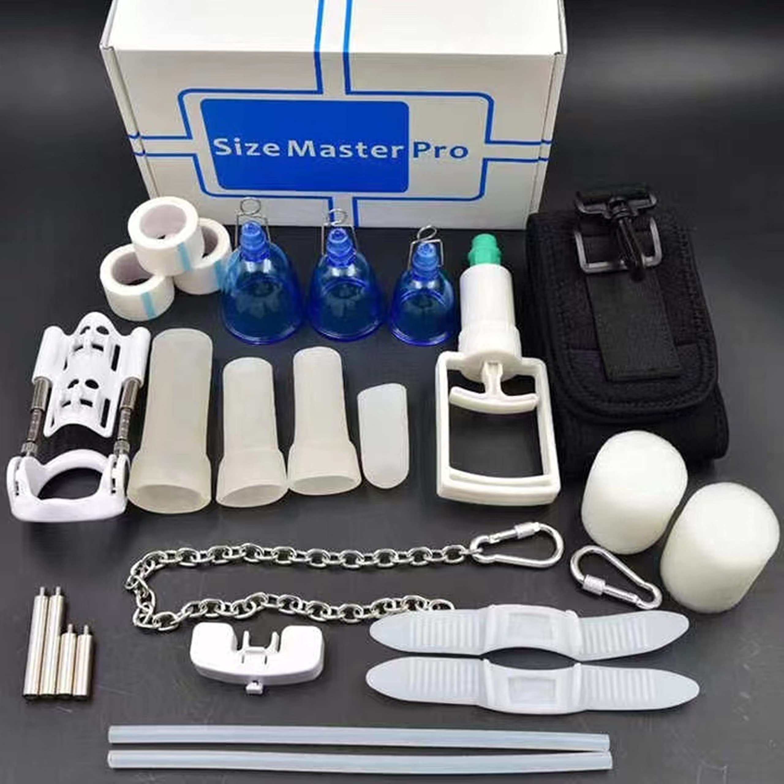 Premium Men's Penis Enlargement Pump Device - Extra Large Size with Extension Accessories Kit, Discreet White Packaging - Enhance Performance & Intimacy in Bedroom or Private Use