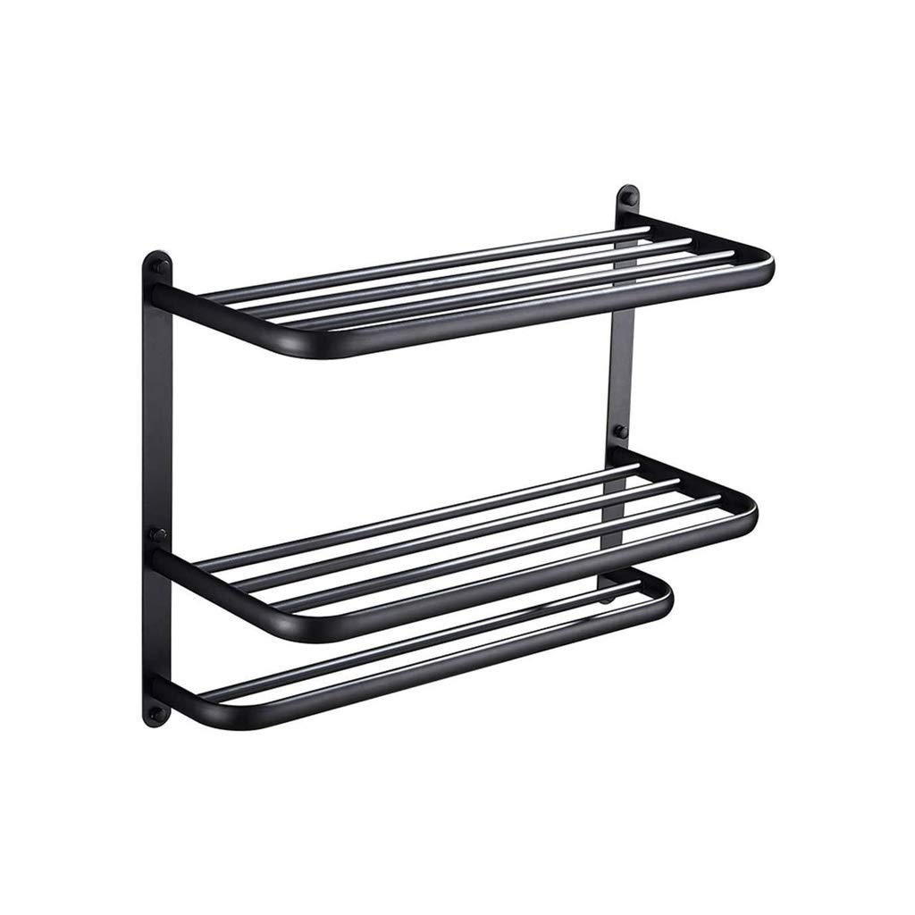 3-Tier Wall Mount Bathroom Shelf - Rustproof Space-Saving Storage Organizer for Shower, Toiletries & Towels - No Drilling Required (Perfect for Small Bathrooms & Apartments)
