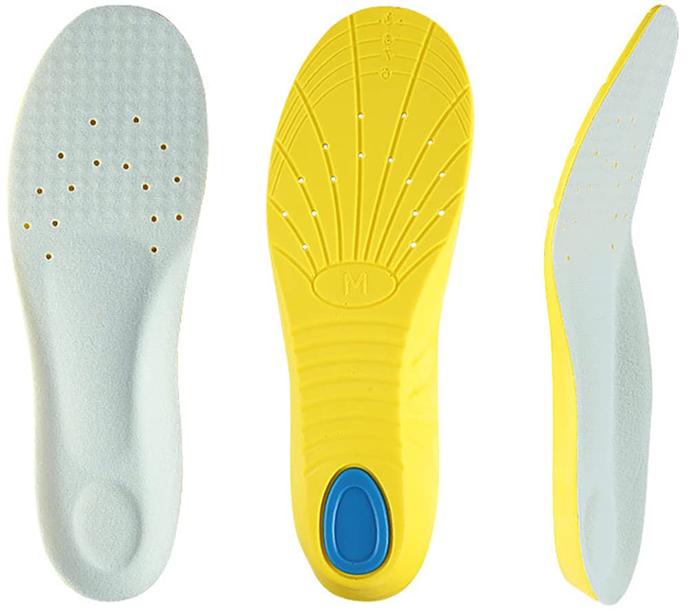 Premium Memory Foam Shoe Insoles for Women, Men & Kids - Arch Support, Cushioning & Shock Absorption to Relieve Foot Pain (Size S: Women 5-6/Kids 2-5) - Perfect for Running, Walking & Daily Comfort
