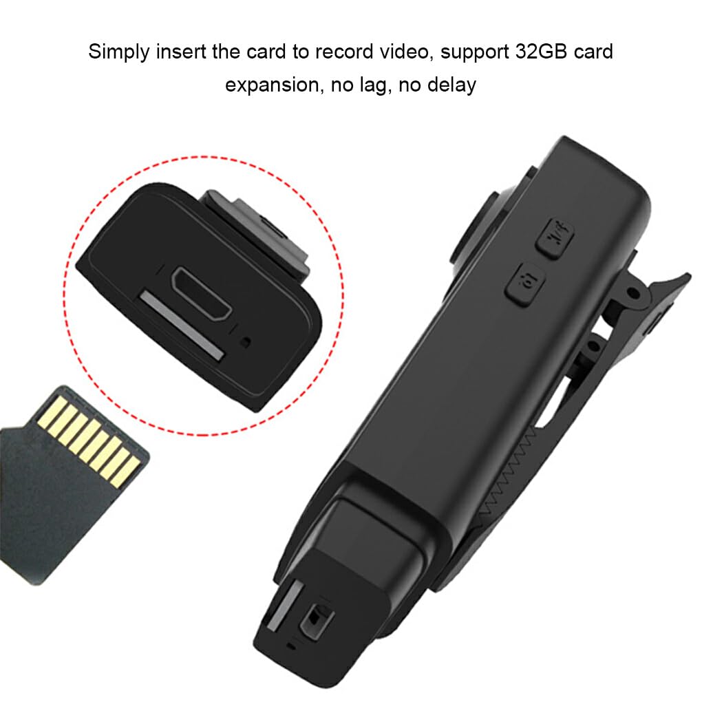 TWCRVIL Mini Body Camera HD 1080P/4K Video Recorder with Night Vision - Waterproof Sports Action Camera & Voice Recorder for Security, Police, Outdoor Adventures, and Evidence Recording