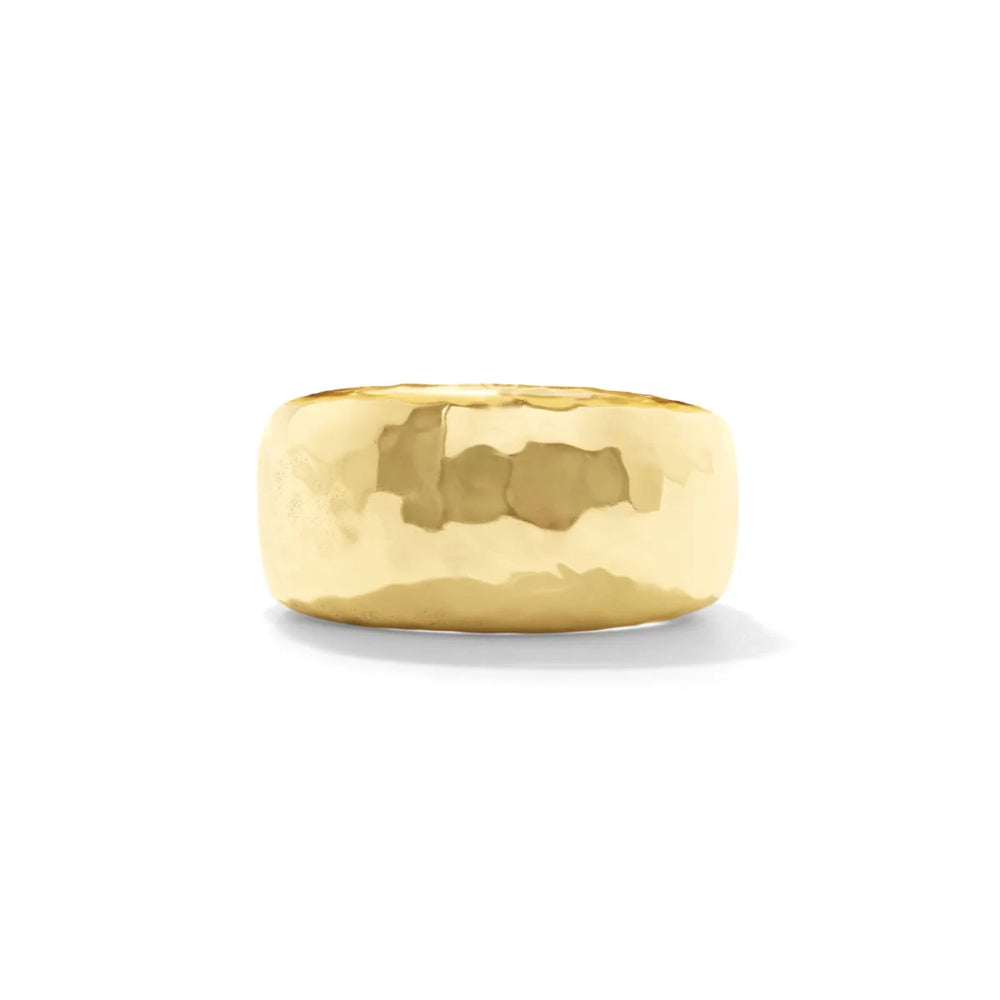 Capucine de Wulf Cleopatra Gold Ring Band - Size 7 | Elegant Stackable Ring for Women, Perfect for Weddings, Anniversaries & Everyday Wear