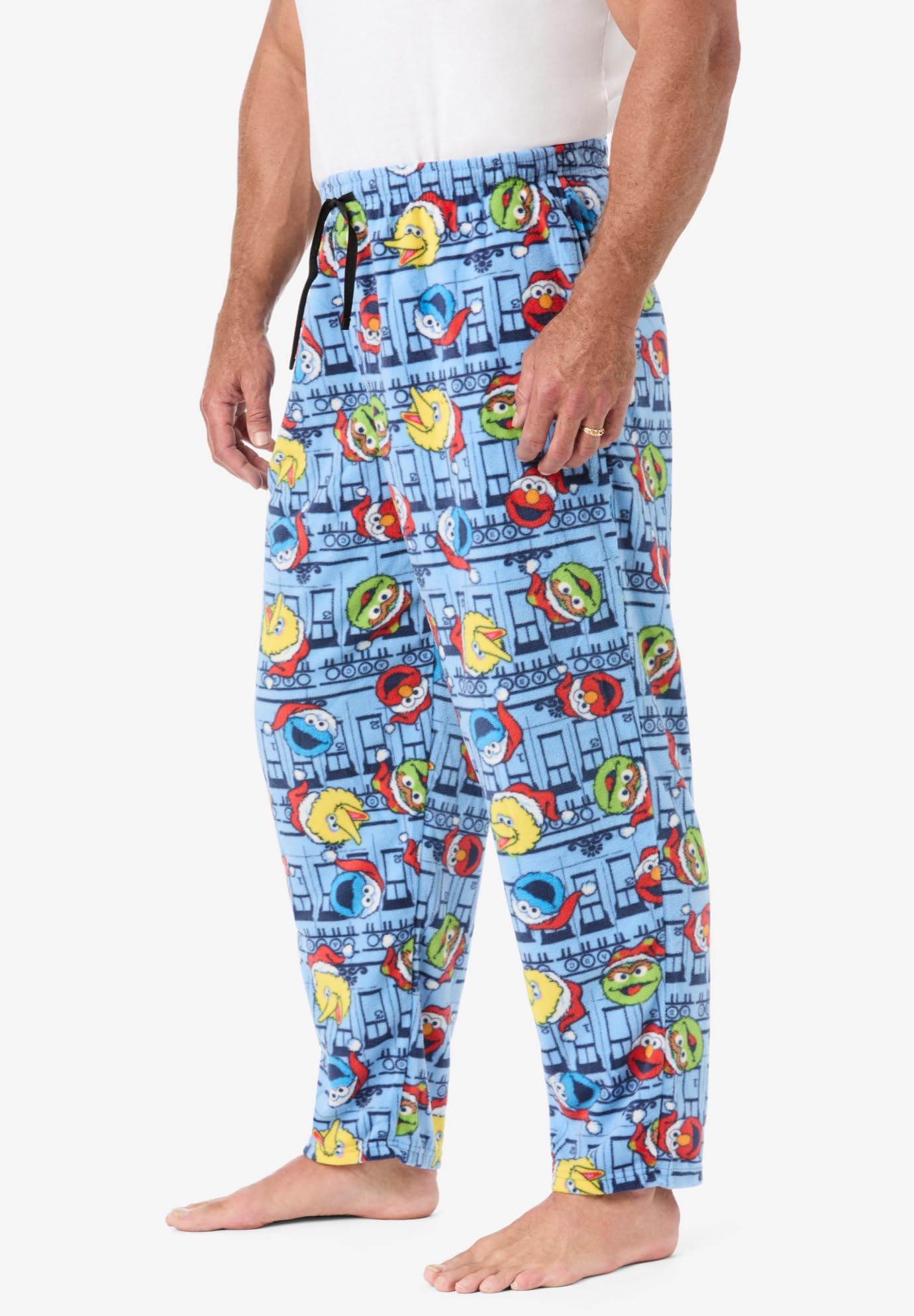 **KingSize Men's Big & Tall Microfleece Holiday Pajama Pants - Cozy Winter Sleepwear for Christmas & Relaxing at Home**