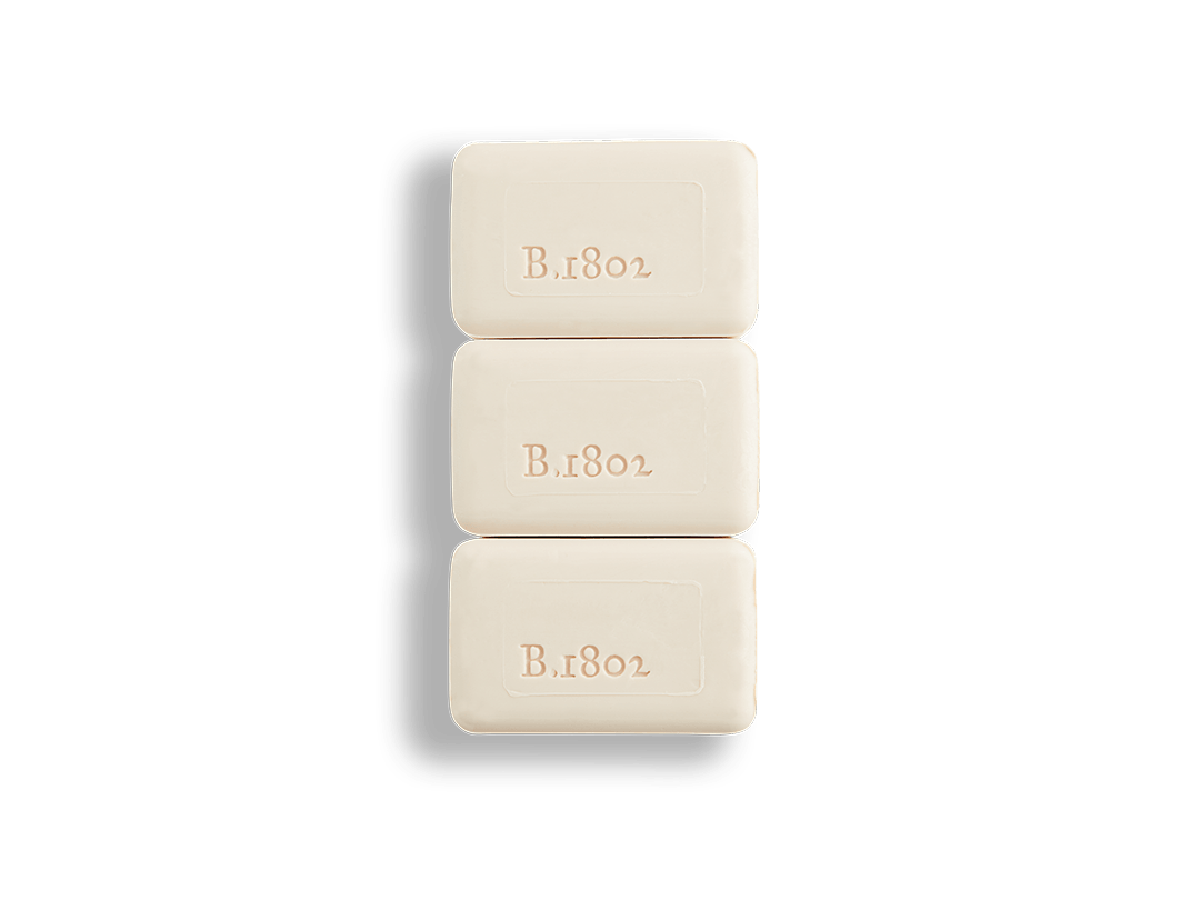Organic Coconut Cream Bar Soap 3-Pack - Palm-Sized Natural Soap Bars for Moisturizing & Gentle Cleansing - Perfect for Shower, Bath & Travel