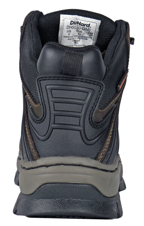 Squire Brown Composite Toe Work Boots - Lightweight Safety Shoes for Men & Women - OSHA Compliant for Construction, Warehouse & Outdoor Work