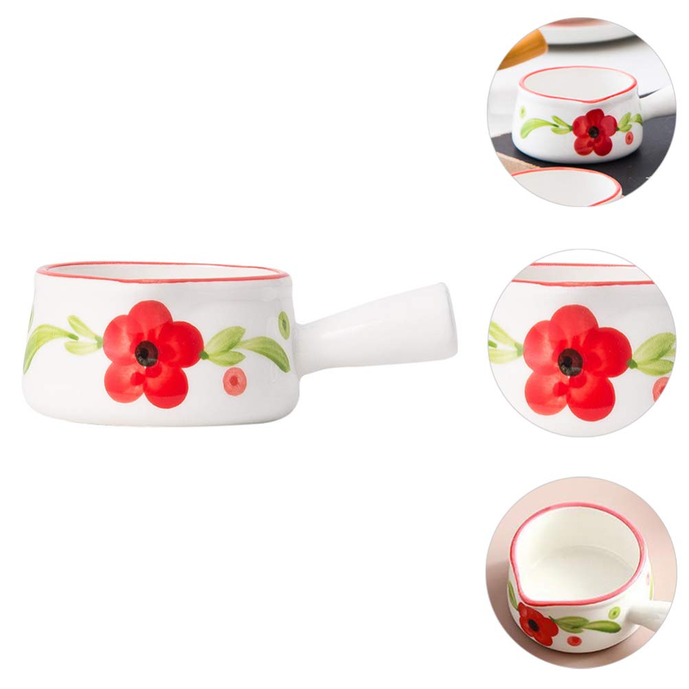 1pc Ceramic Milk Cup - Mini Coffee Pouring Cup, Milk Container, Sauce Dish for Kitchen & Dining | Perfect for Coffee, Tea, Sauces & Condiments