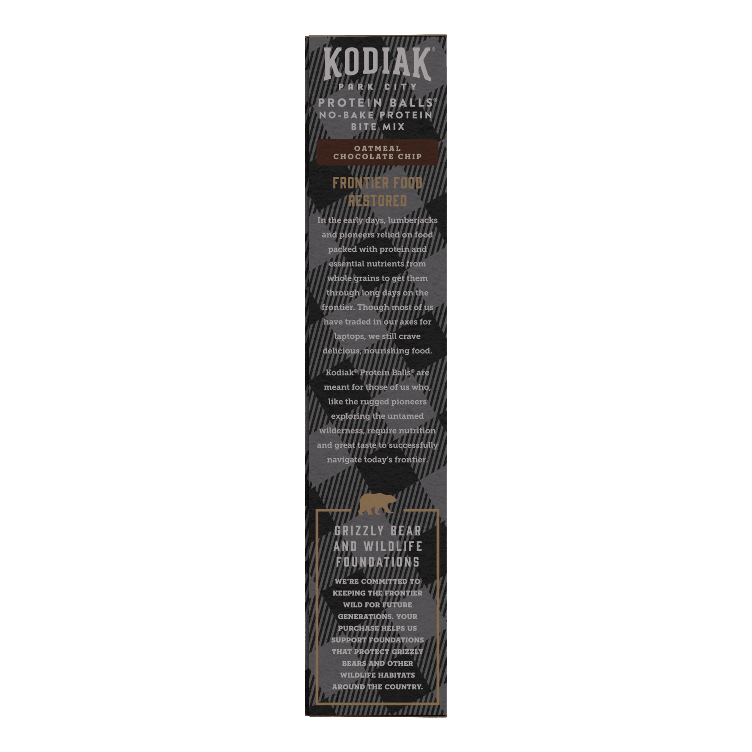 Kodiak Cakes Oatmeal Protein Ball Mix - Chocolate Chip Flavor, High Protein Snack, 100% Whole Grains, Pack of 6 | Perfect for Post-Workout Recovery, Healthy Breakfast & On-the-Go Energy Boost