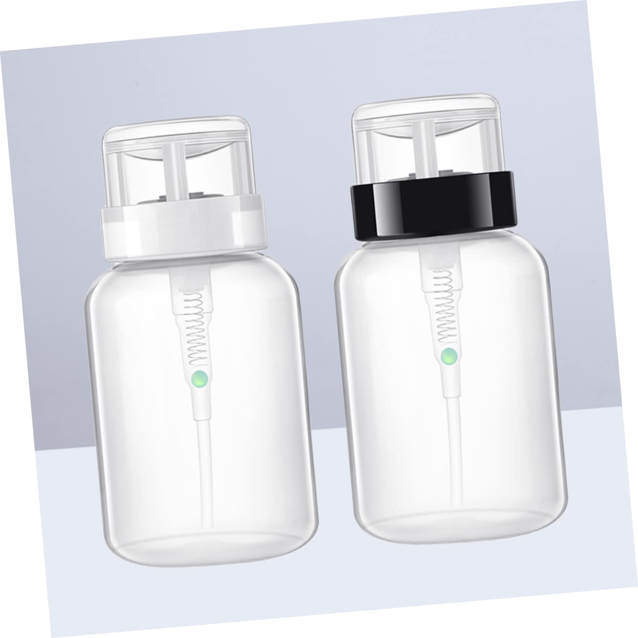 DOITOOL 200ml Empty Nail Polish Remover Bottles with Press Pump - Leakproof Refillable Dispenser for Salon, Travel & Home Nail Care