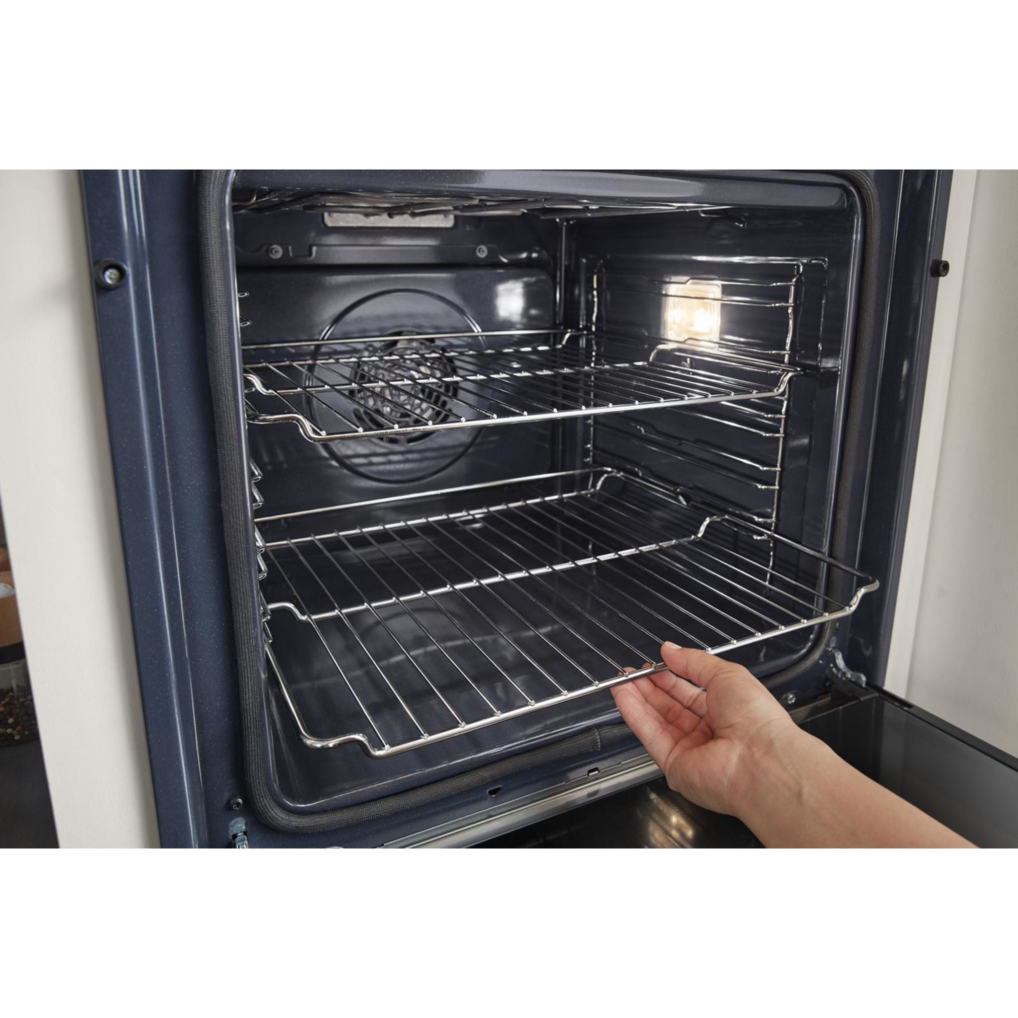 Whirlpool 24 Inch Double Wall Oven with Fingerprint Resistant Stainless Steel (Model WOD52ES4MZ) - Perfect for Modern Kitchens, Baking, and Family Cooking
