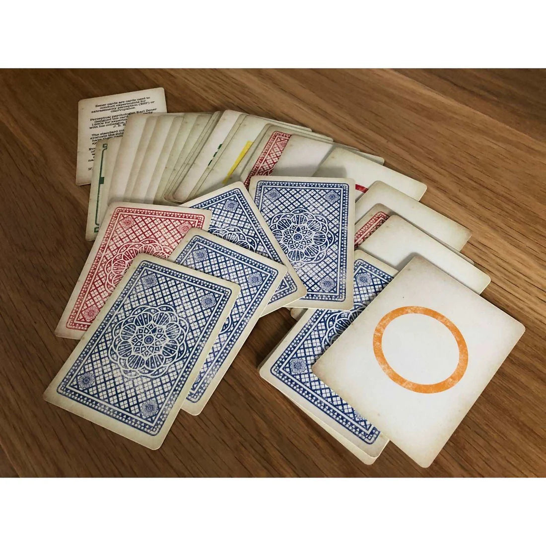 Vintage ESP Playing Cards (Professional Size) - Premium Gaff Magic Trick Cards for Magicians and Cardistry Performances - Perfect for Close-Up Magic, Card Tricks, and Illusion Shows
