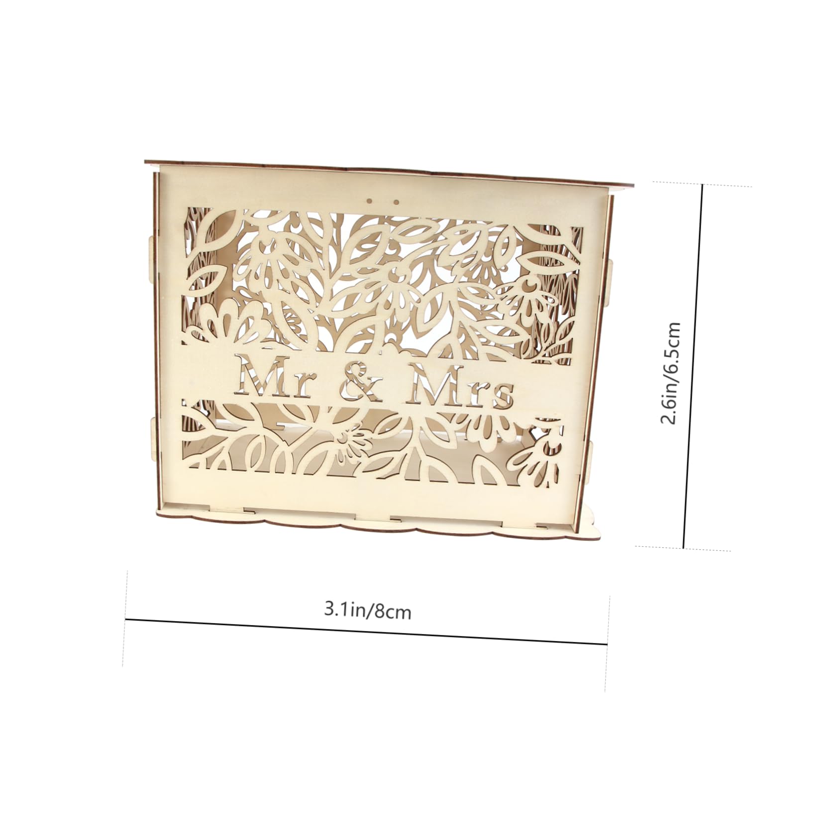 Amosfun 3-Piece Mailbox Wallet Decorations - Wedding Money Holders, Card Clips & Gift Card Holders - Perfect for Bridal Showers, Wedding Favors & Anniversary Gifts