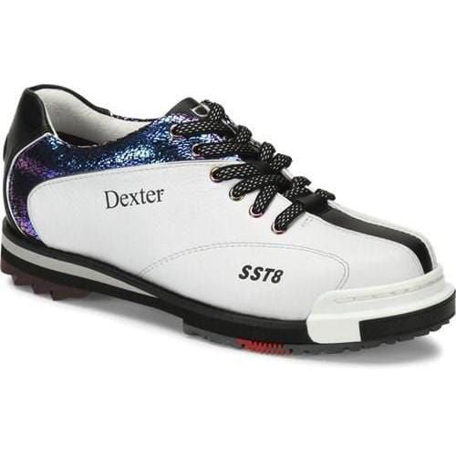 Dexter Women's SST 8 Pro Bowling Shoes - White Crackle Wide Fit for Professional Bowlers | Perfect for League Play & Tournament Performance
