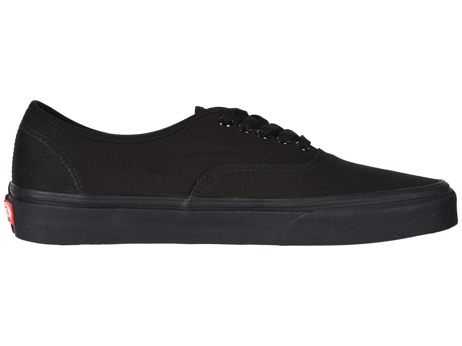 Vans Authentic Unisex Sneakers - Classic Black/Black Canvas Shoes for Men & Women | Casual Wear, Skateboarding, Street Style