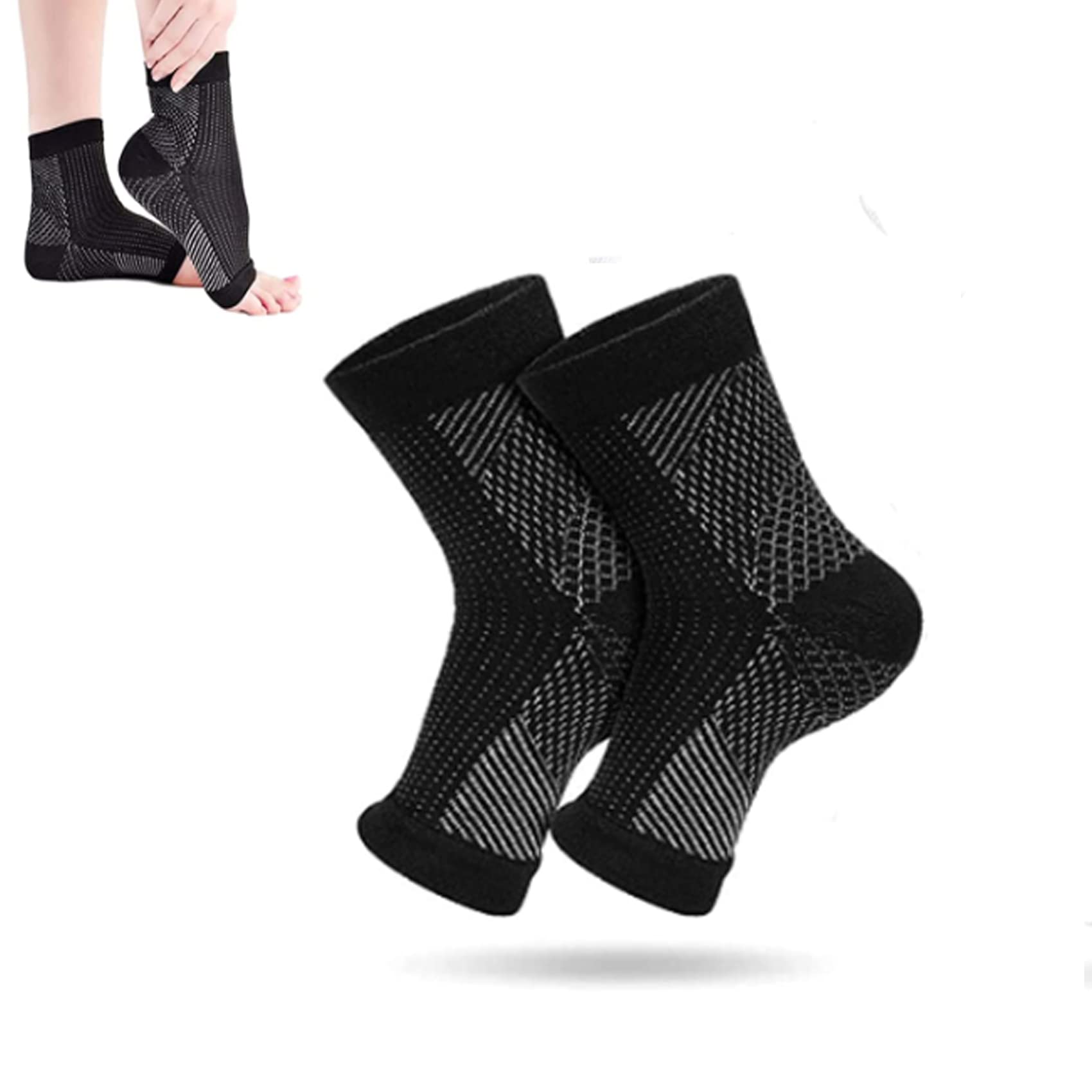 Heelsium Compression Socks for Pain Relief - Men & Women for Neuropathy & Heel Pain