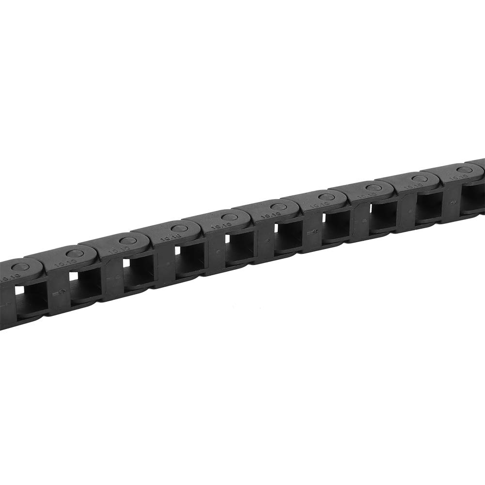 BTIHCEUOT 10x10mm Nylon Cable Drag Chain Wire Carrier for 3D Printer & CNC Machine - Durable Cable Management Solution for Robotics and Industrial Automation