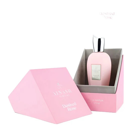Ainash Desired Rose 2.5 oz Eau de Parfum - Unisex Floral Fragrance for Men & Women | Perfect for Date Night, Office & Special Occasions