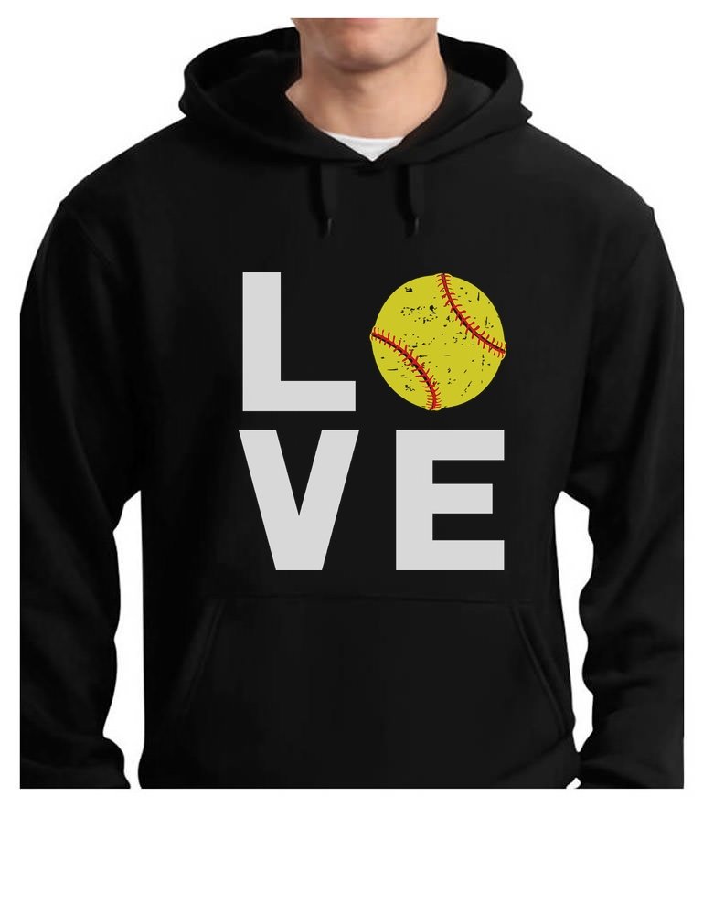 TeeStars Softball Lovers Hoodie - Cozy & Comfortable Gift for Softball Players & Fans - Perfect for Games, Practice & Casual Wear