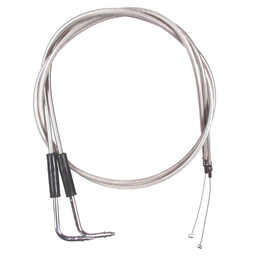 Stainless Steel Braided Throttle Cable Set 12