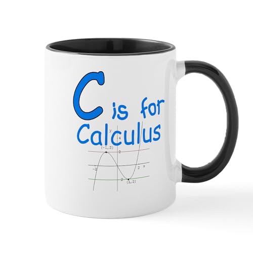 White/Black Inside - C Is For Calculus Mug