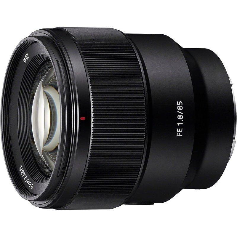 Sony FE 85mm F/1.8 Medium Telephoto Prime Lens for Sony E-Mount Cameras - Black | Perfect for Portraits, Weddings & Low-Light Photography