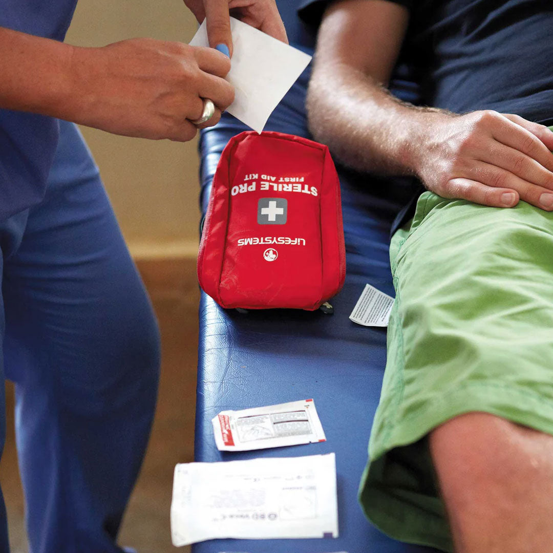 Lifesystems Sterile Pro First Aid Kit - Compact Emergency Medical Supplies for Travel, Hiking, Camping & Home Safety