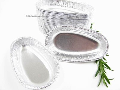 Disposable Aluminum Potato Shell Pans for Twice Baked Potatoes - 1000 Pack #8100 | Perfect for Catering, Parties & Holiday Meals | Eco-Friendly & Durable Potato Boats for Mashed Potatoes & Appetizers