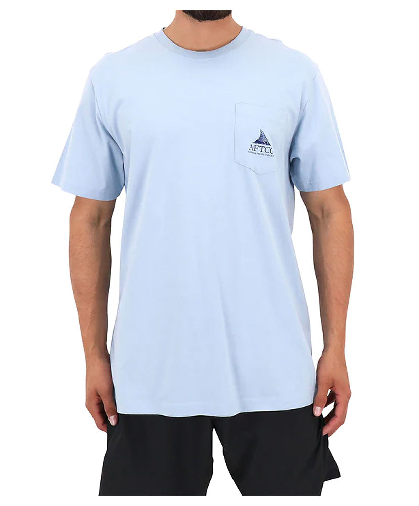 AFTCO Men's Tall Tail Cotton Pocket T-Shirt - Comfortable Casual Wear for Outdoor Activities and Everyday Use