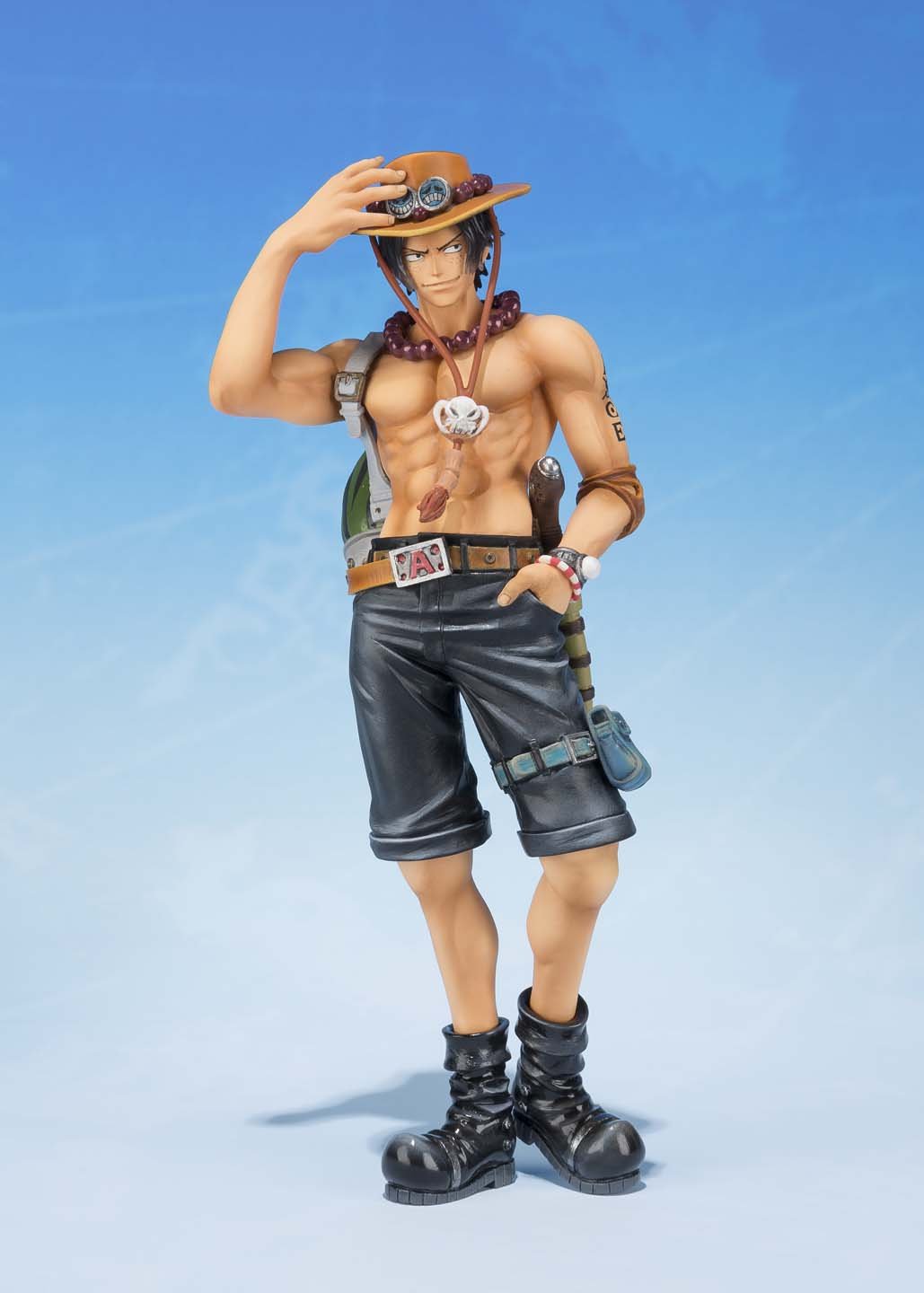 TAMASHII NATIONS Bandai S.H.Figuarts ZERO Portgas D. Ace 5th Anniversary Edition One Piece Anime Action Figure Collectible - Perfect for Display, Anime Collections, and Gift Giving