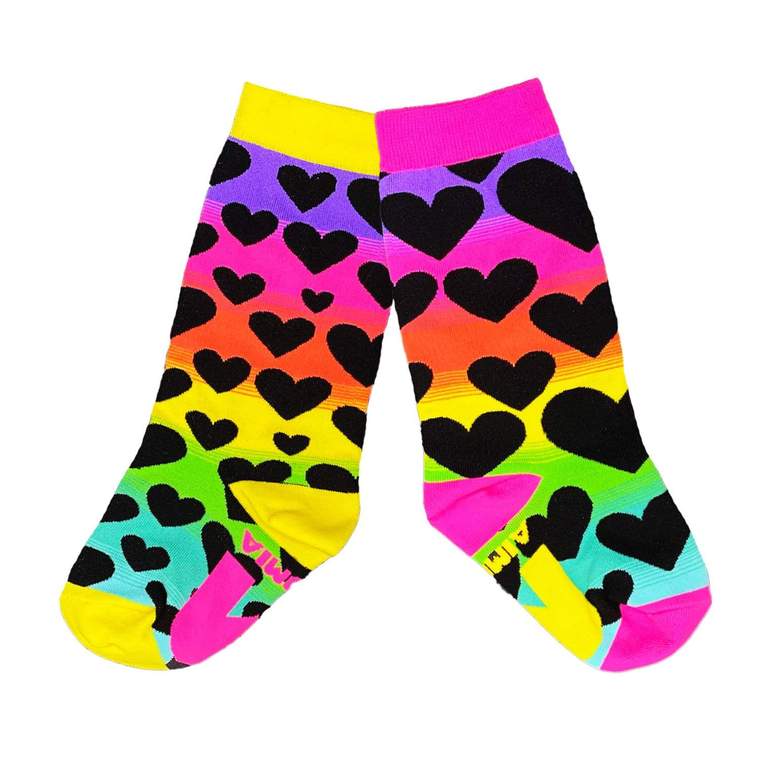 MadMia Sunset Socks for Women - Soft Comfortable Ankle Socks with Vibrant Sunset Design - Perfect for Yoga, Running, and Everyday Wear