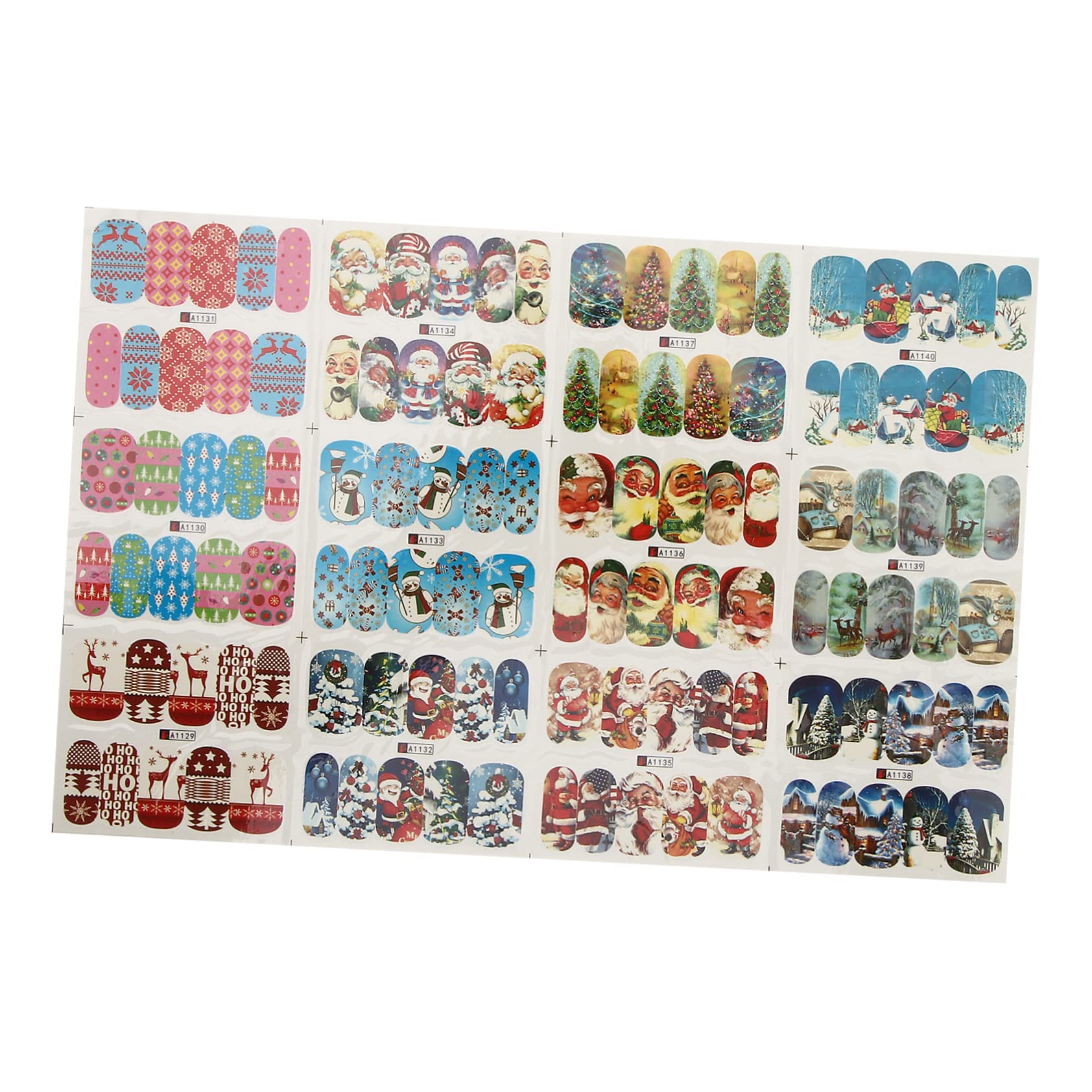 BIUDECO Winter Snowflake Nail Stickers - Nail Art Decals for Women, DIY Nail Polish Stickers, Christmas & Holiday Nail Decorations - Perfect for Winter Parties, Gift Wrapping & Nail Salon Designs