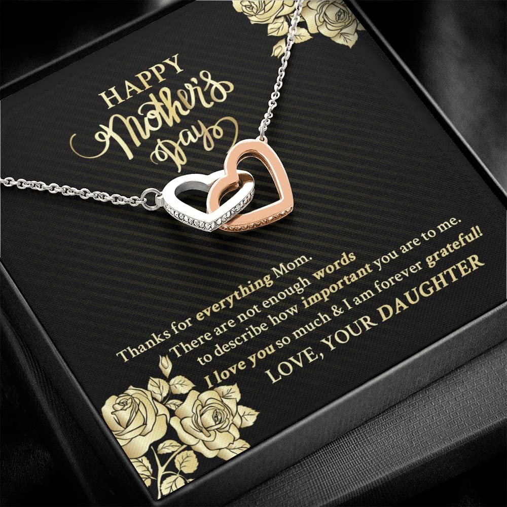 Mom Pendant Necklace - Heartfelt Gift for Mother's Day