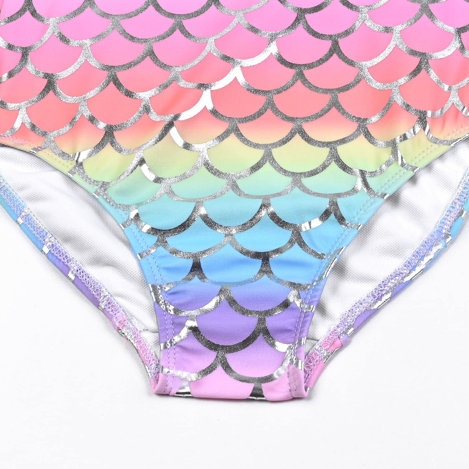 **Unicorn Mermaid One Piece Swimsuits for Girls - Kids Bathing Suits for Beach, Pool & Summer Fun**