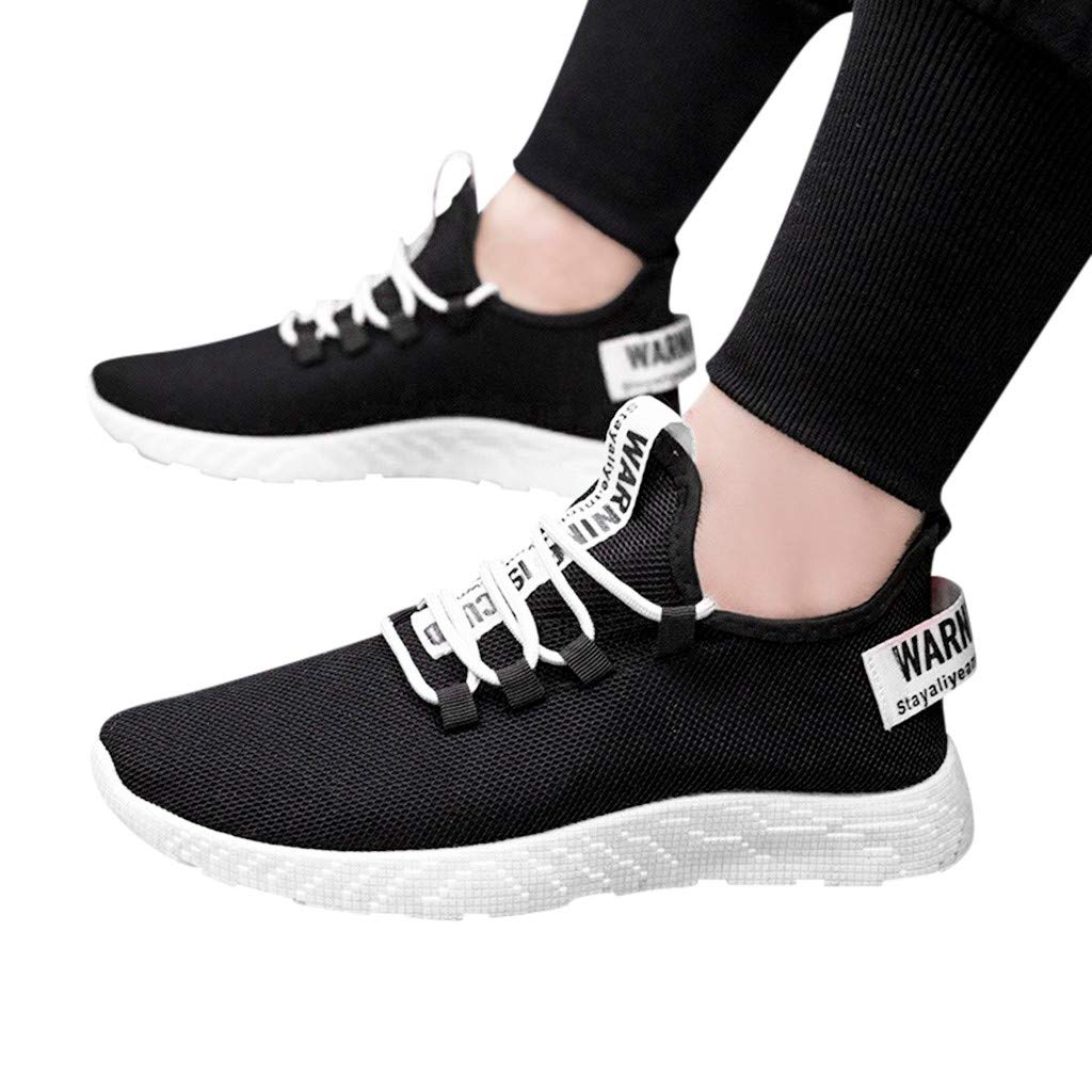 **Men's Comfortable Running Shoes - Lightweight Breathable Lace-Up Trainers for Gym, Hiking, Trekking & Outdoor Activities | Perfect for Walking, Cycling & Sports**